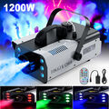 1200W LED RGB Nebelmaschine RGB Rauchmaschine DJ Bühneneffekt Show Fernbedienung