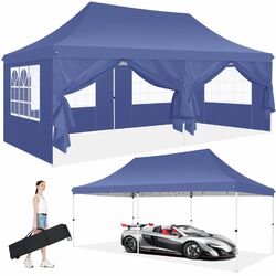 Pavillon 3x6m Anti-UV Pavillion Gartenzelt Wasserdicht Festzelt Partyzelt Faltba