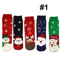 6 Paar Weihnachtssocken Thermosocken dicke warme Winter Socken Strümpfe NEU