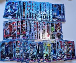 Match Attax Champions League 2022/ 2023  extra select 2x crystal cards paralell