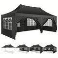 Pavillon Wasserdicht 3x6m Faltpavillon Stabil Winterfest Gartenzelt Partyzelt