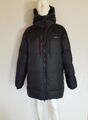 Yeti ultra  leichter sehr warmer Daunenmantel Long Parka Daunenjacke schwarz