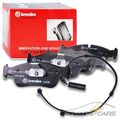 BREMBO BREMSBELÄGE BREMSKLÖTZE + WARNKONTAKT VORNE FÜR BMW 3-ER E46 Z4 E85