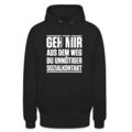 Geh Mir Aus Dem Weg Du Unnötiger Sozialkontakt Lustig Unisex Hoodie