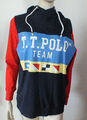 TOM TAILOR Polo Team Kapuzensweatshirt mit aufwendigem Label-Druck vorne Gr. 44