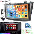 Für Mazda 3 2010-2013 DAB+ KAM Android 13 4+64G CarPlay Autoradio Navi RDS BT