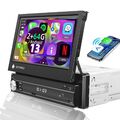 1 DIN Apple Carplay 7" Autoradio 2G+64G Android 13.0 Mit GPS Sat Nav WIFI FM RDS