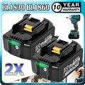 2X 18V 6,0Ah BL1850 Akku Für Makita Li-ion BL1830 BL1860B 194205-3 TW251D DE