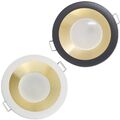 6x LED Einbau-Strahler 5W 7W Decken-Leuchte Lampe Spot gold flach MR16 12V Panel