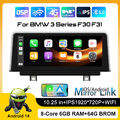 6+64GB Android 14 CarPlay Autoradio GPS Navi DAB für BMW F30 F31 F34 F32 F33 NBT