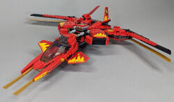 LEGO Kais Super-Jet Legacy NINJAGO (71704) komplett, ohne OVP