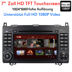 7'' DAB+ Autoradio Navi DVD Für Mercedes Benz A B V Klasse Viano Vito W639 W169