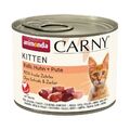 Animonda Carny Kitten Kalb, Huhn & Pute 12 x 200g (12,46€/kg)