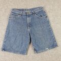 Wrangler Relaxed Fit Denim Jean Shorts Jorts Casual Work Blue Summer Mens 32