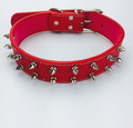 Hundehalsband Halsband Nietenhalsband breit Nieten 2-Reihen Hunde Leder 60cm