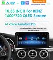 10.33" 8+128GB Autoradio GPS Für Benz C-Klasse W205 GLC X253 NTG 5.0 Carplay DAB