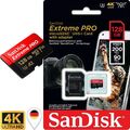 SanDisk Extreme PRO micro SD Speicherkarte 128GB 200MB/s*