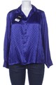 Peter Hahn Bluse Damen Oberteil Hemd Hemdbluse Gr. EU 44 Seide Blau #hinmz0h
