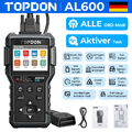 TOPDON AL600 Profi KFZ Diagnosegerät Auto OBD2 Scanner Aktiver Test für VW Benz