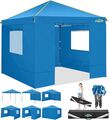 3x3 Profi mit 4 Seitenteilen Pop Up Pavillon Pavillon Faltbar UV-Schutz 50+