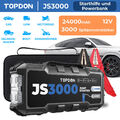 TOPDON JS3000 3000A 24000mAh Auto Starthilfe Booster Powerbank Jump Starter 3in1