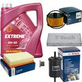 BOSCH Inspektionspaket 5 L MANNOL Extreme 5W-40 für Renault Megane III