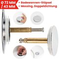 Badewannenstöpsel Messing Ventilkegel Abflussstopfen Ablaufstöpsel Badewanne Set