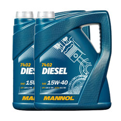 MANNOL 15W-40 10L Diesel für AUDI DAEWOO DAIMLER JAGUAR