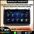 Für Mercedes Benz W639 Vito Viano W906 Sprinter W169 Android 12.0 GPS Autoradio