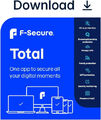 F-Secure Total Security & Privacy 2024 10 Gerät 1 Jahr Safe & VPN 5 Minuten per E-Mail