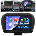 2+64G 9" Android 13 Für Fiat 500X 2014-2020 Autoradio Carplay GPS Sat Wifi BT FM