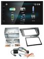 Kenwood Bluetooth 2DIN USB DAB MP3 Autoradio für Seat Leon 2005-2009 silber