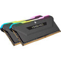 Corsair Vengeance RGB PRO SL schwarz 16 GB Kit, DDR4-3200, CL16