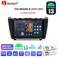 6+128G Für Mazda 6 2007-2012 Android 13 Autoradio GPS Navi CARPLAY WIFI RDS DAB+