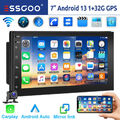 7 Zoll 2 DIN 32G Android 13 Autoradio Carplay GPS NAVI RDS WiFi Bluetooth Kamera