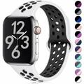 Silikon Sport Armband für Apple Watch Ultra Series 9 8 7 SE 6 5 4 3 2 1  38-49mm