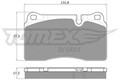 TOMEX Brakes Bremsbelagsatz, Scheibenbremse TX 16-72 für LAND ROVER