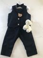 Baby Jungen Leinenanzug - Hochzeit Pageboy Outfit - Modernes Taufset - Geschenk