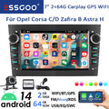 64G Android 14 Autoradio GPS KAM Für Opel Zafira B Corsa D Astra H Vivaro Vectra