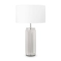Tischleuchte Beistelllampe Nachttischlampe Chrom Schreibtischlampe H 52 cm