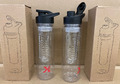 Trinkflasche Sportflasche Wasserflasche + Fruchteinsatz Gym - 2 Stück