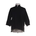 CC Heart, Rollkragenpullover, Größe: L, Schwarz, Einfarbig, Feinstrick #595