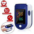 Finger Oximeter Pulsoximeter Sauerstoff Puls Blut Messgerät SpO-2 Pulsoxymeter