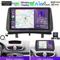 8-Kern 4+64GB Android 13 Autoradio GPS Carplay DAB+ Für Renault Clio 3 2005-2014