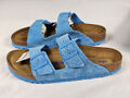 Birkenstock Arizona BS Narrow Fit - Pantolette flach Sky blue Größe 44,46