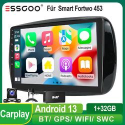 DAB+ KAM MIC Android Autoradio Carplay 32G GPS Für Benz Smart Forfour Fortwo 453