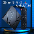 2024 Smart TV BOX 128GB 4GB Android 14 WIFI6 Netzwerk Media Player Quad Core DE