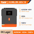 PowMr 6200W 48V Solar Inverter Wechselrichter Off Grid Mit MPPT 120A Laderegler