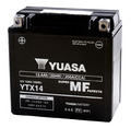 AGM Motorradbatterie 12Ah Yuasa YTX14 12V 200A YTX14-BS für BMW Harley Suzuki