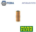 HU 12 110 X MOTOR ÖLFILTER MANN-FILTER FÜR SETRA 400